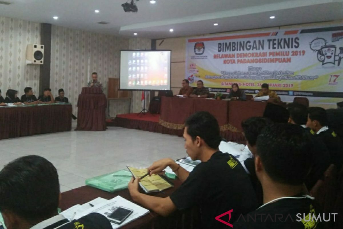 KPU gelar bimtek relawan demokrasi pemilu 2019