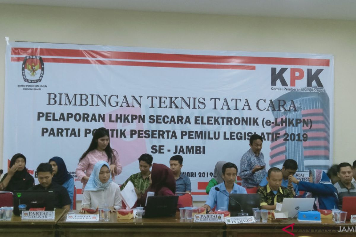 KPK beberkan cara pengisian LHKPN bagi peserta Pileg di Jambi