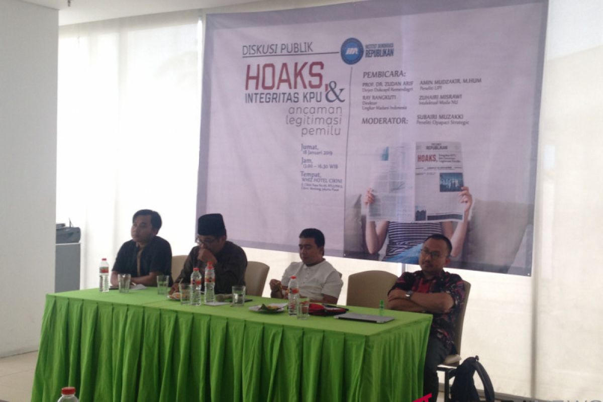 Pengamat: masyarakat semakin matang respon hoaks