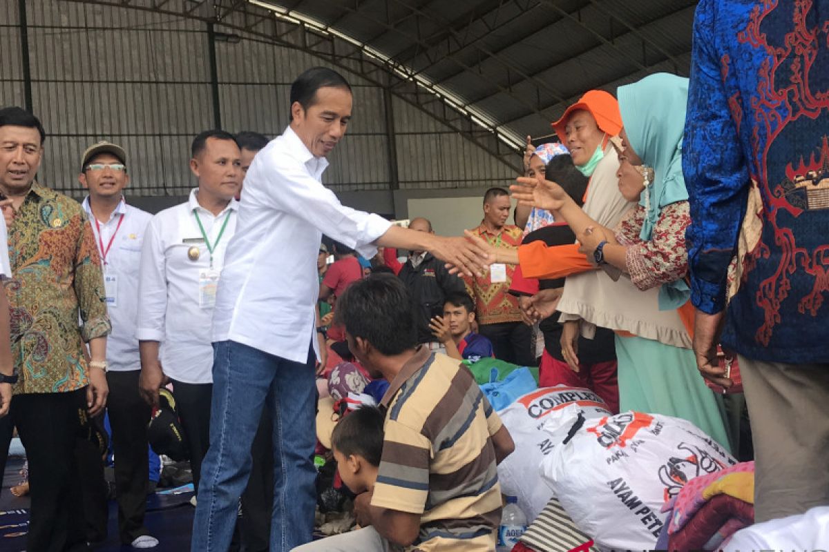 Presiden katakan 90 persen penyintas tsunami di Lampung ingin direlokasi