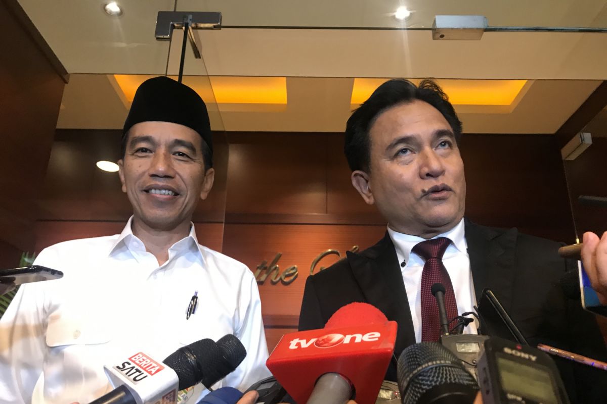 Yusril: PBB mengerucut ke Jokowi-Ma'ruf