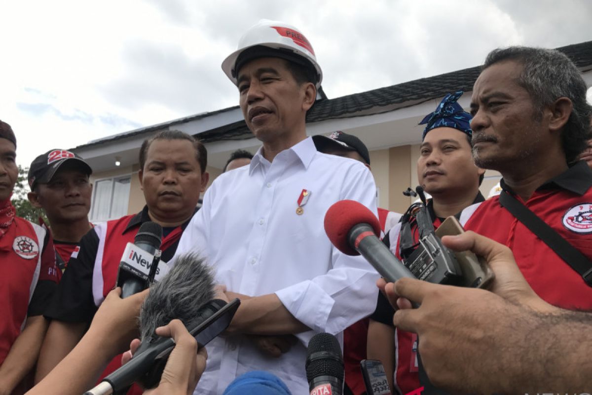 Jokowi sediakan fasilitas perumahan untuk komunitas mulai 2019