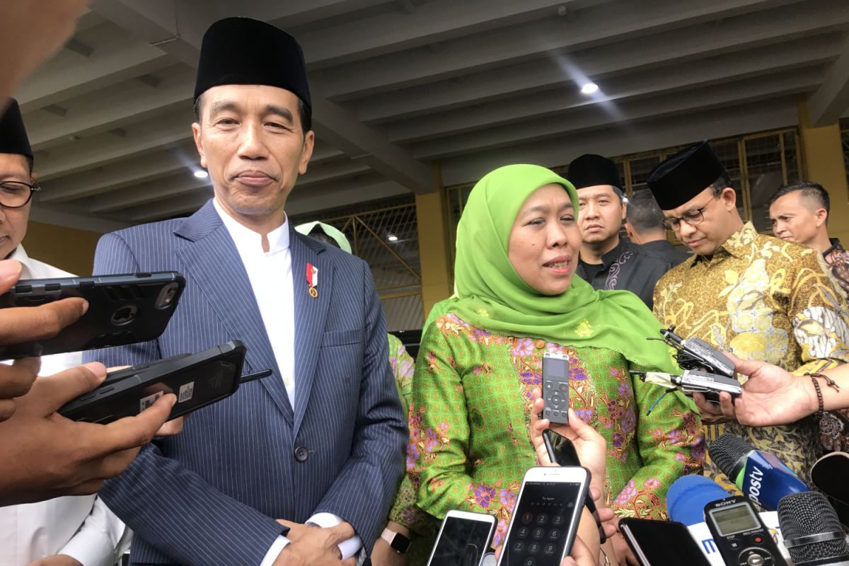 Jokowi sebut sangat bagus saat Muslimat NU deklarasi anti hoaks