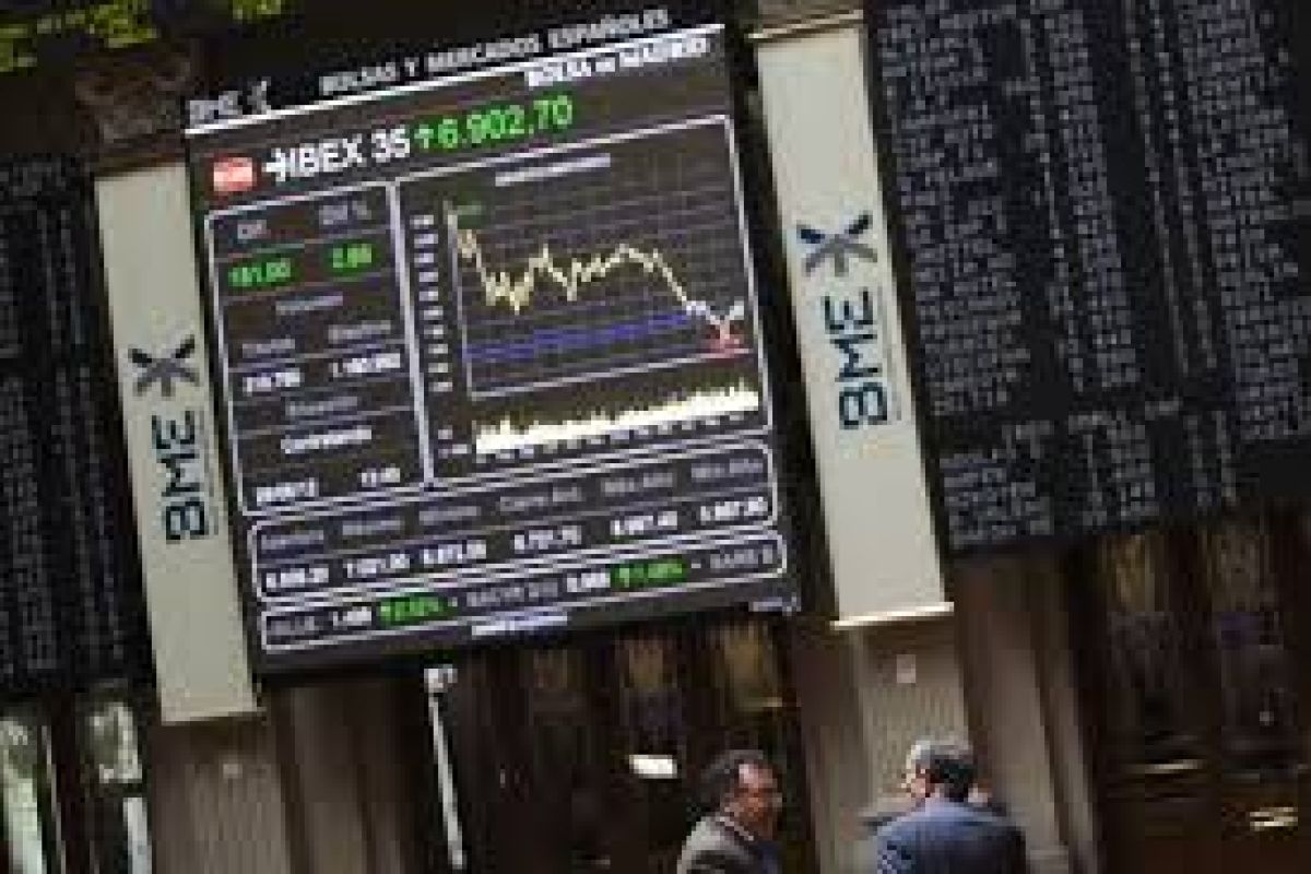 Saham Spanyol ditutup anjlok, Indeks IBEX 35 jatuh 0,92 persen,