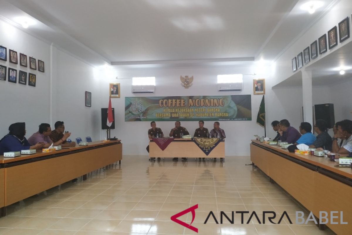 Kejari Bangka jalin sinergitas dengan media