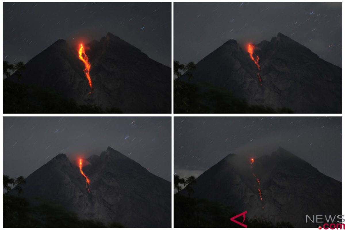 Gunung Merapi  keluarkan 15 kali guguran lava