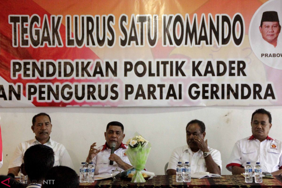 Kader Gerindra harus tonjolkan kampanye damai