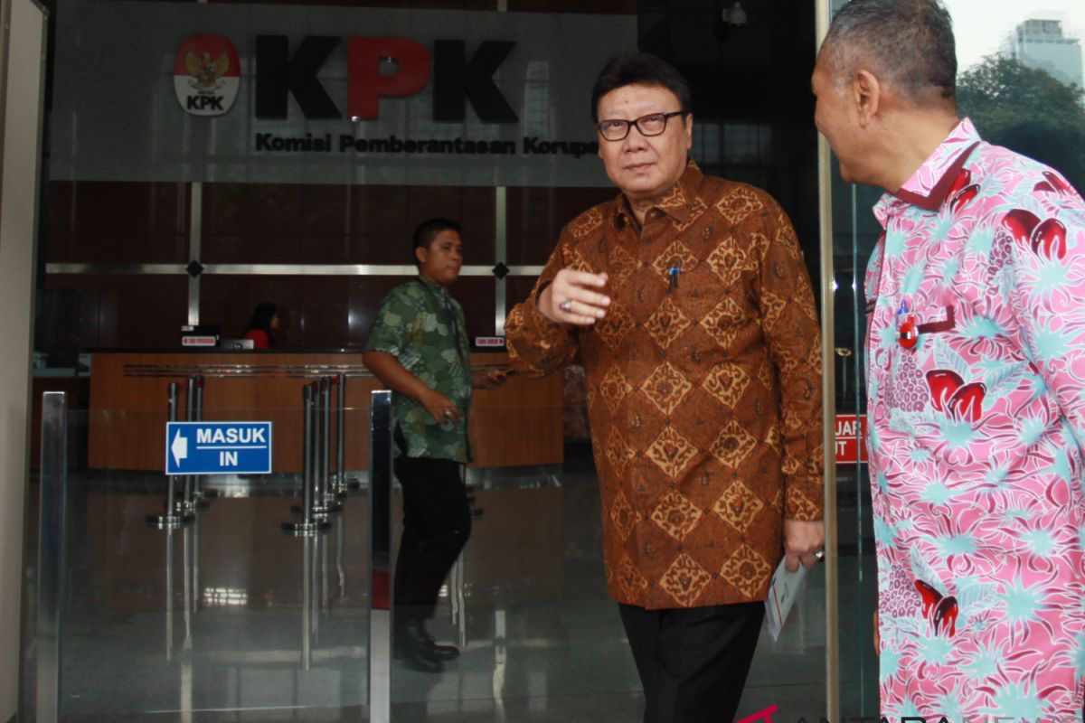 KPK questions internal minister over Meikarta case