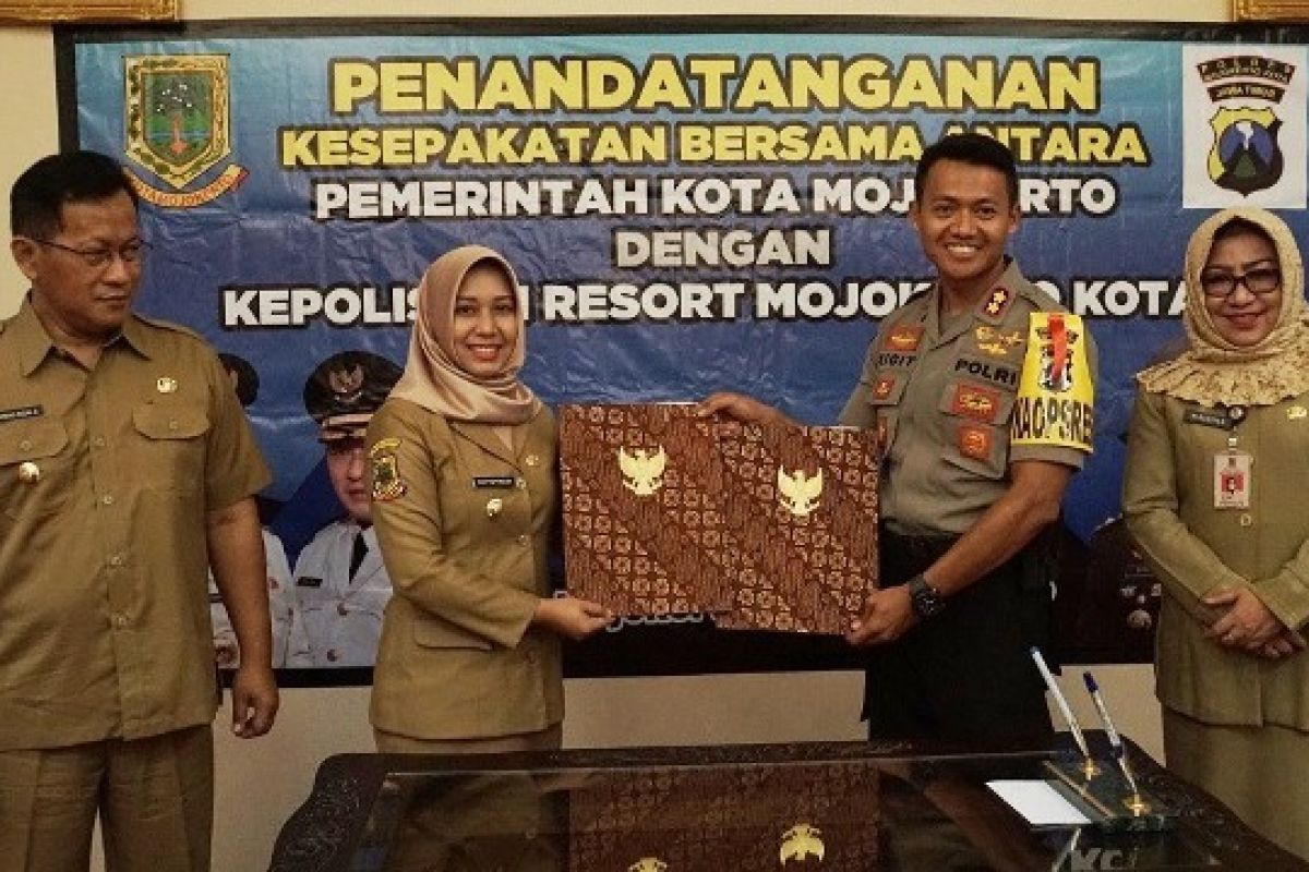 Pemkot dan Polres Mojokerto Kota Teken Kerja Sama