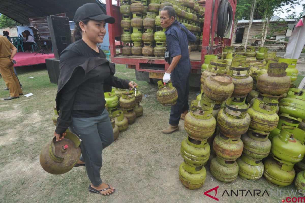 Polisi gagalkan penjualan 250 elpiji tanpa ijin