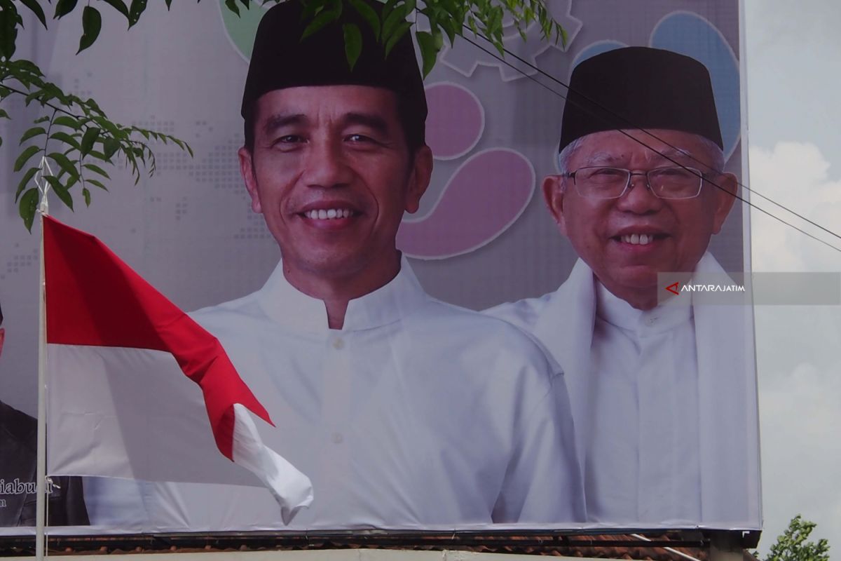 Aliansi serikat pekerja dan buruh Jatim dukung Jokowi-Ma'ruf