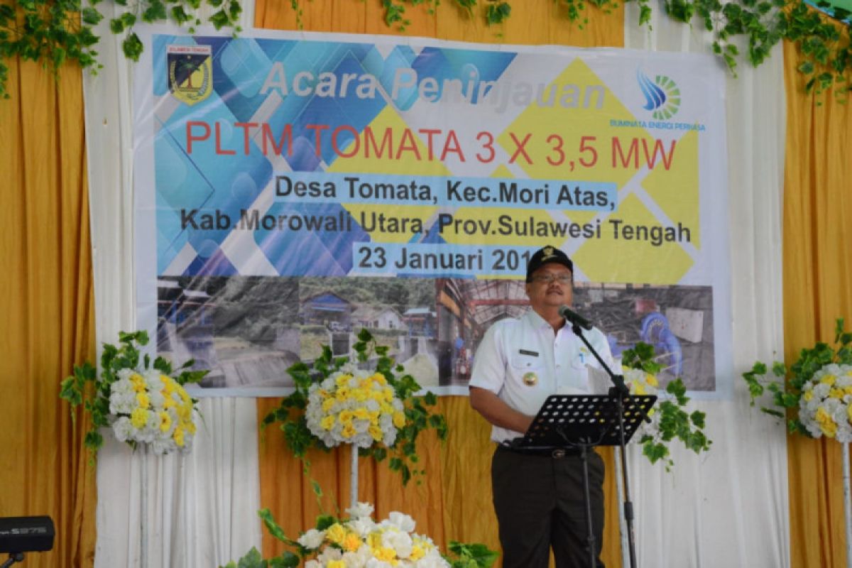 Morowali Utara akan ketambahan daya listrik 10,5 MW