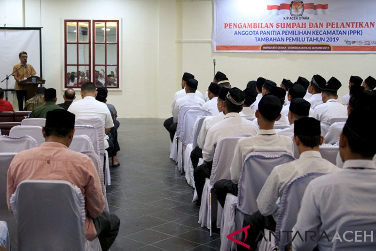 PPK diminta jaga prestasi Aceh Utara teraman pemilu