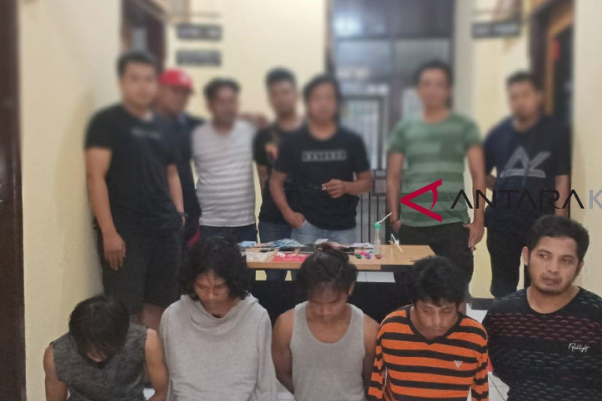 Polisi Nunukan ringkus empat jaringan pengedar sabu-sabu