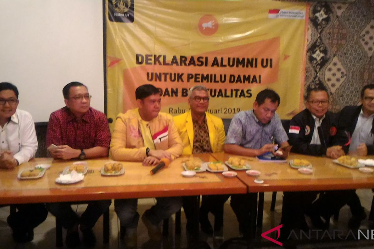 Ikatan Alumni UI deklarasi pemilu berkualitas