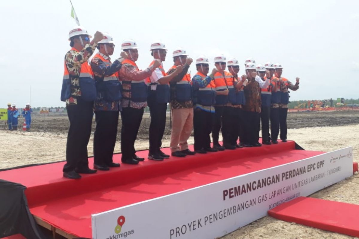 PEPC Lakukan Pemancangan Perdana Pengembangan Gas JTB