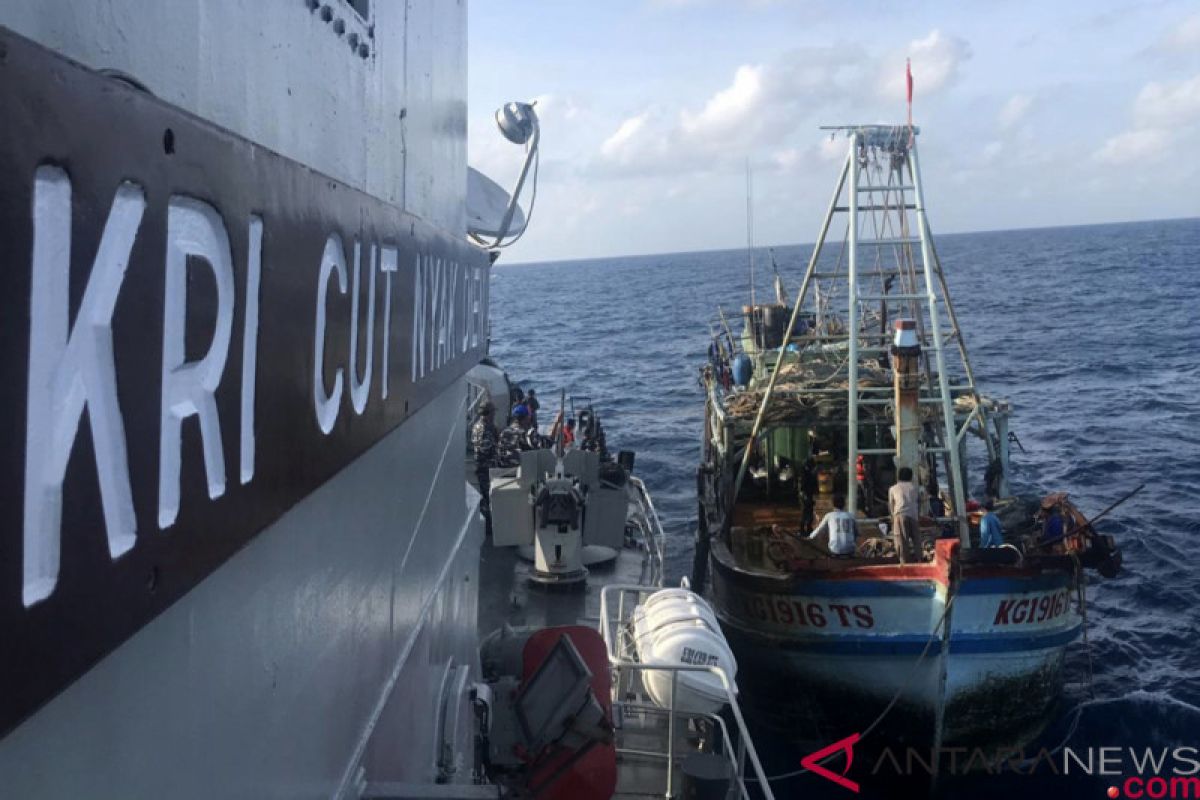 Dua kapal nelayan berbendera Malaysia ditangkap