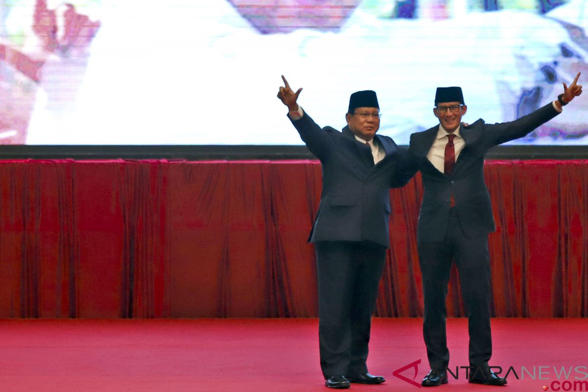 Prabowo-Sandi gelar simulasi debat bersama ahli