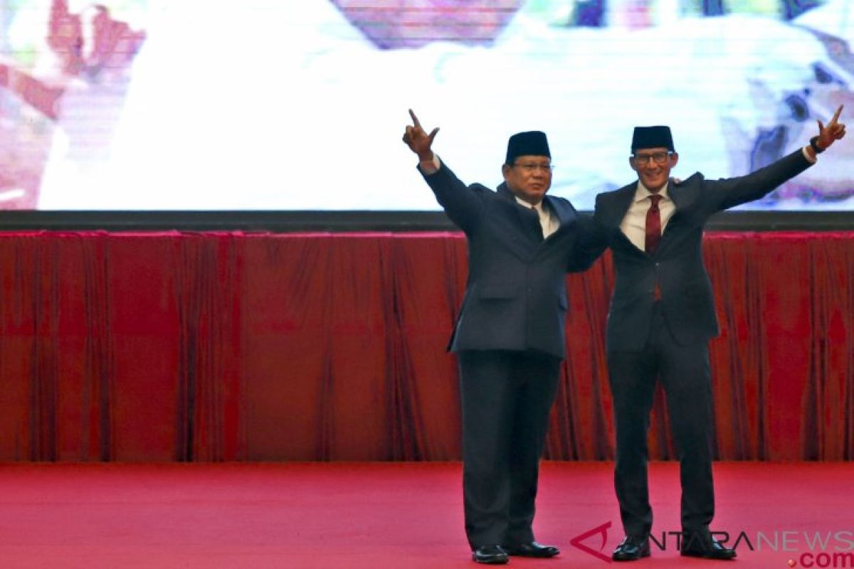 Prabowo-Sandi gelar simulasi debat bersama ahli