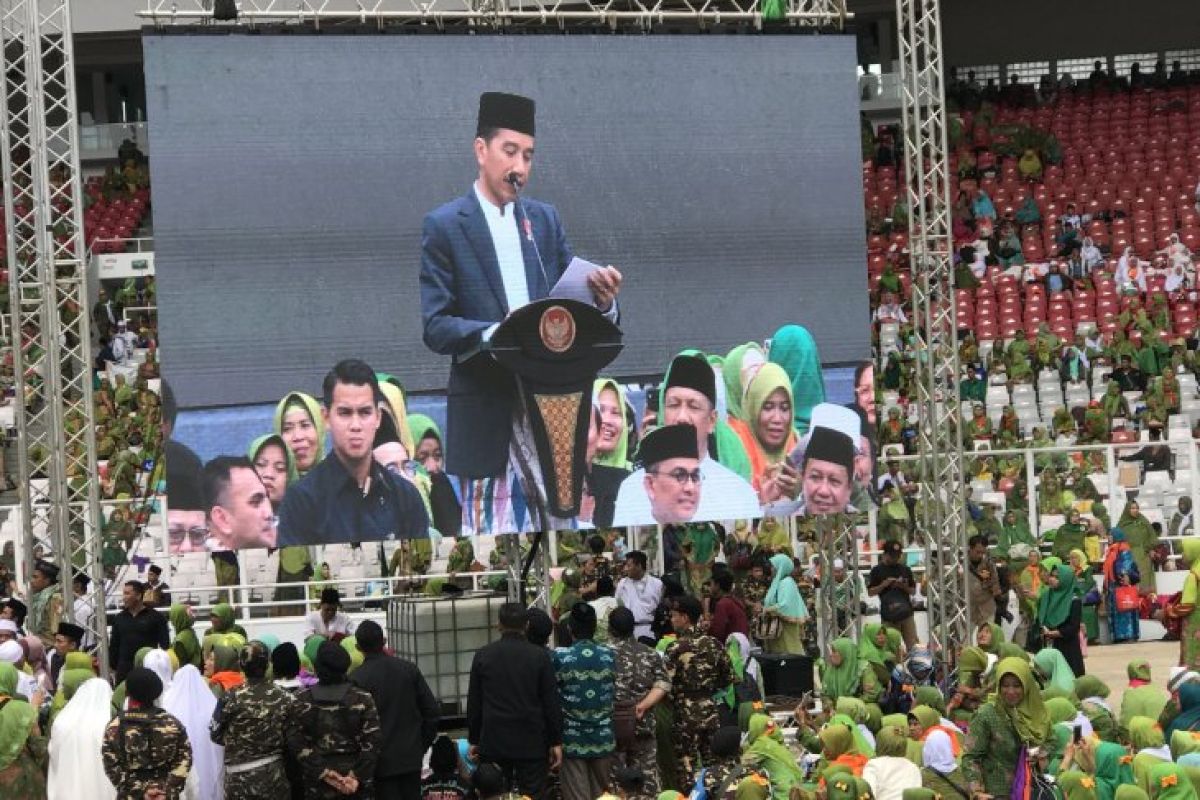 Presiden ajak muslimat NU untuk jaga persatuan