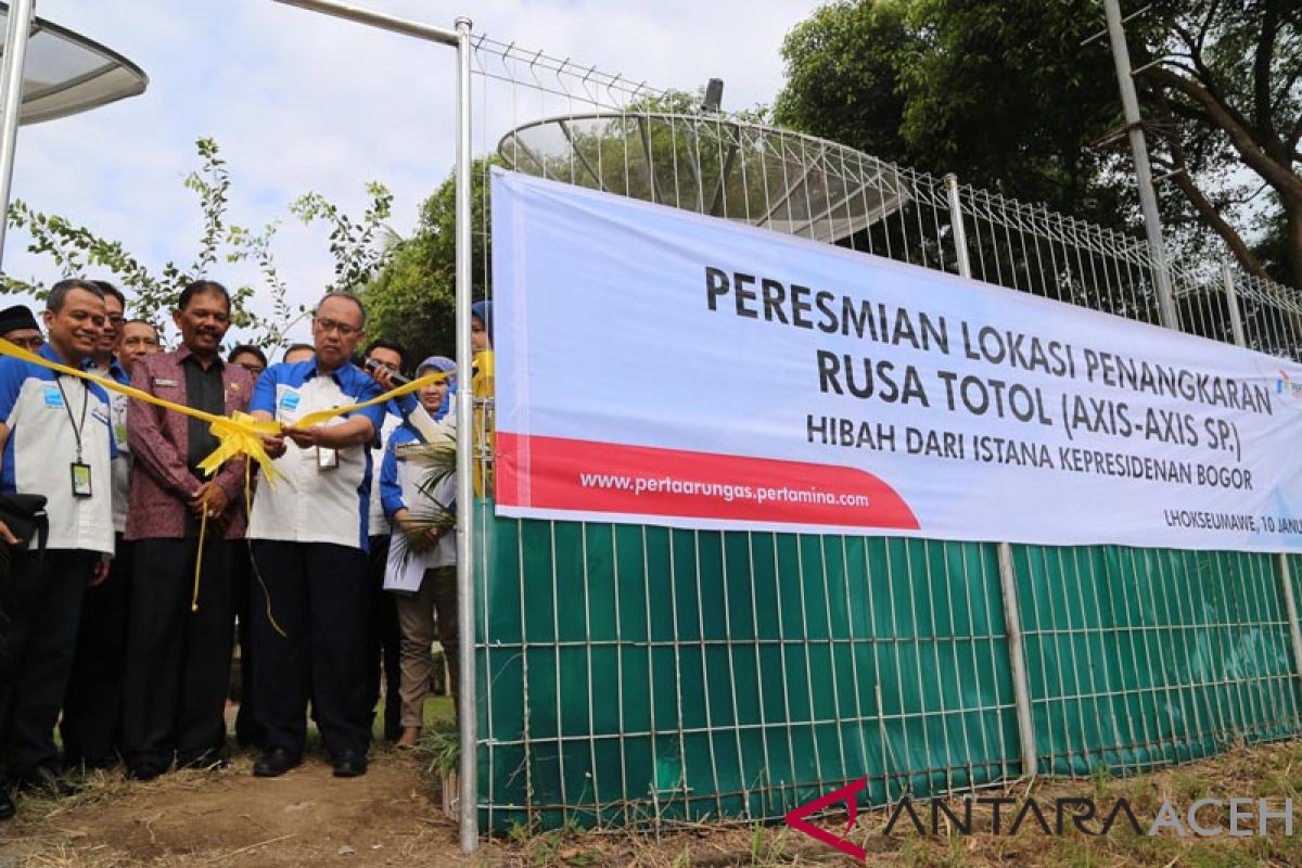 PAG resmikan penangkaran rusa totol hibah dari Istana Bogor