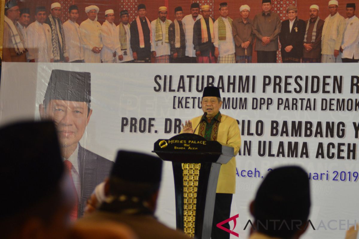 SBY sampaikan terima kasih kepada ulama Aceh