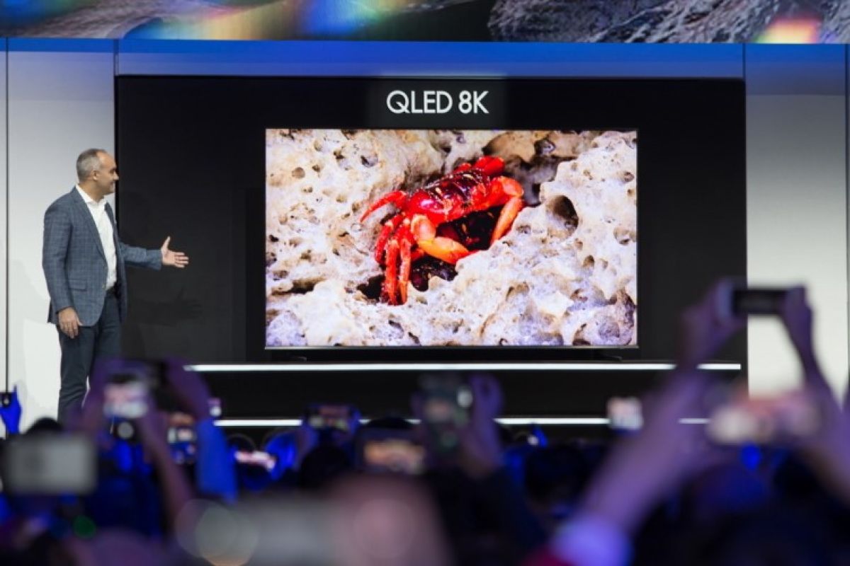 Samsung perkenalkan TV dengan resolusi 8K di CES 2019