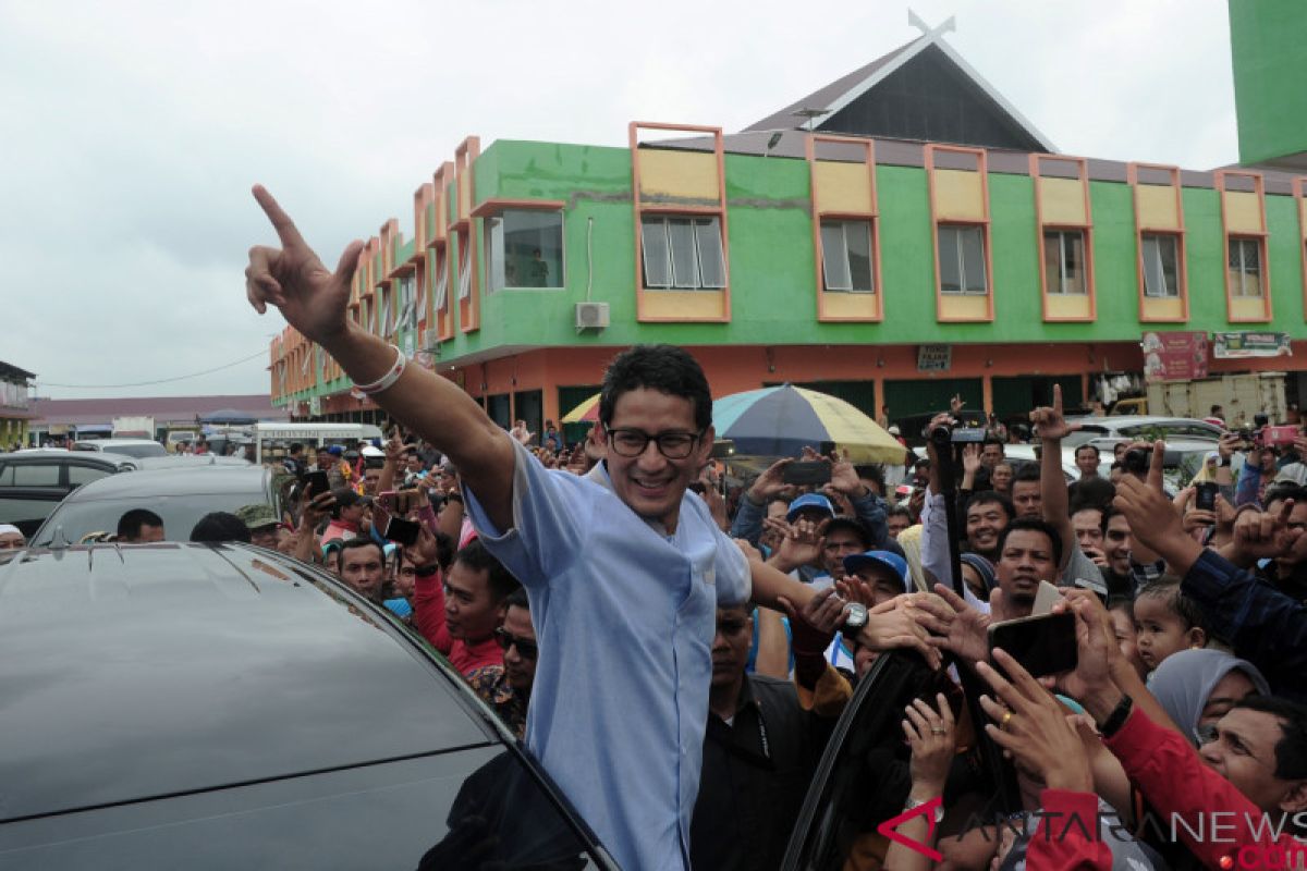 Sandiaga Uno sapa kaum muda usia di Lhokseumawe