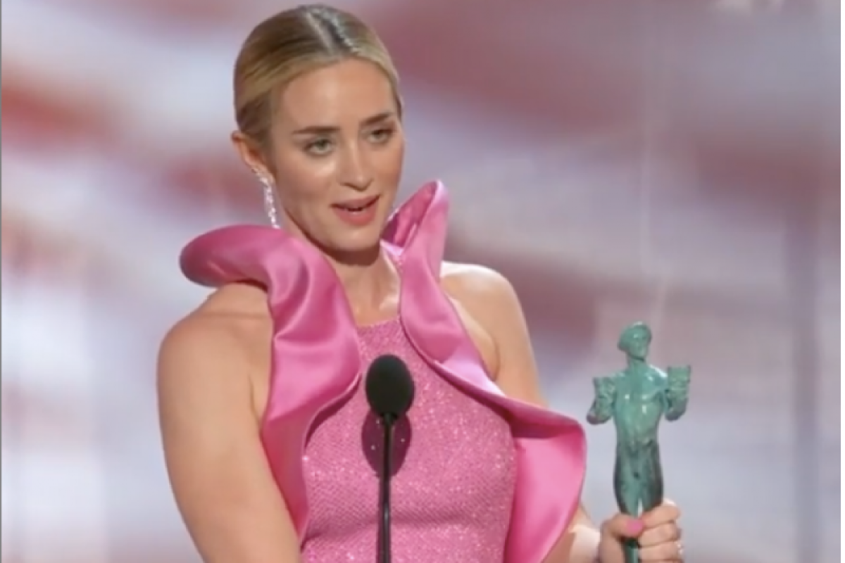 Emily Blunt bawa pulang piala Aktris Pendukung Terbaik berkat "Quiet Place"