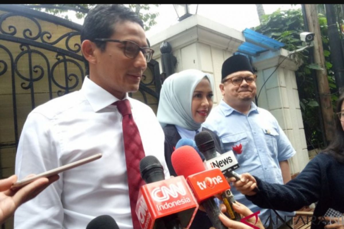 Sandiaga Uno apresiasi pasangan Jokowi-Ma'ruf