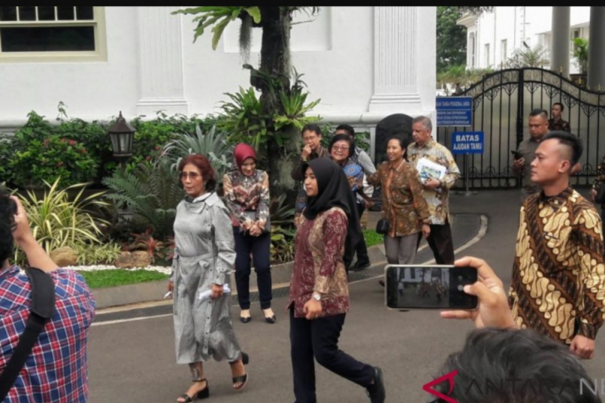 Sejumlah menteri bidang ekonomi temui Presiden Jokowi