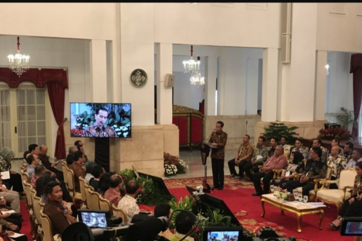 Presiden Jokowi sebut hampir tak ada lagi 