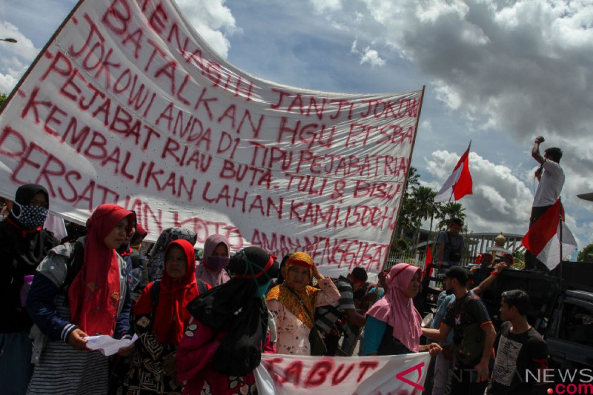 Luas lahan sengketa di Riau 283.277 hektare