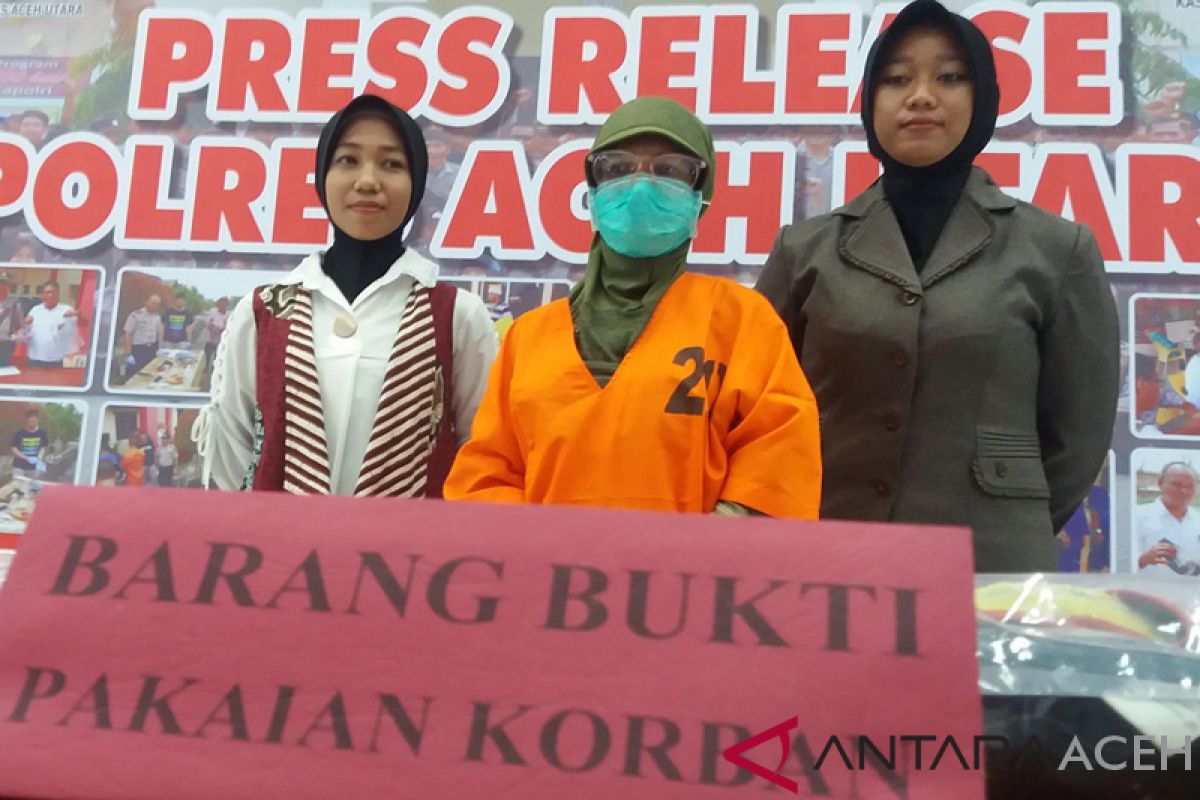 Polisi Aceh Utara tangkap perempuan muda cabuli 5 bocah