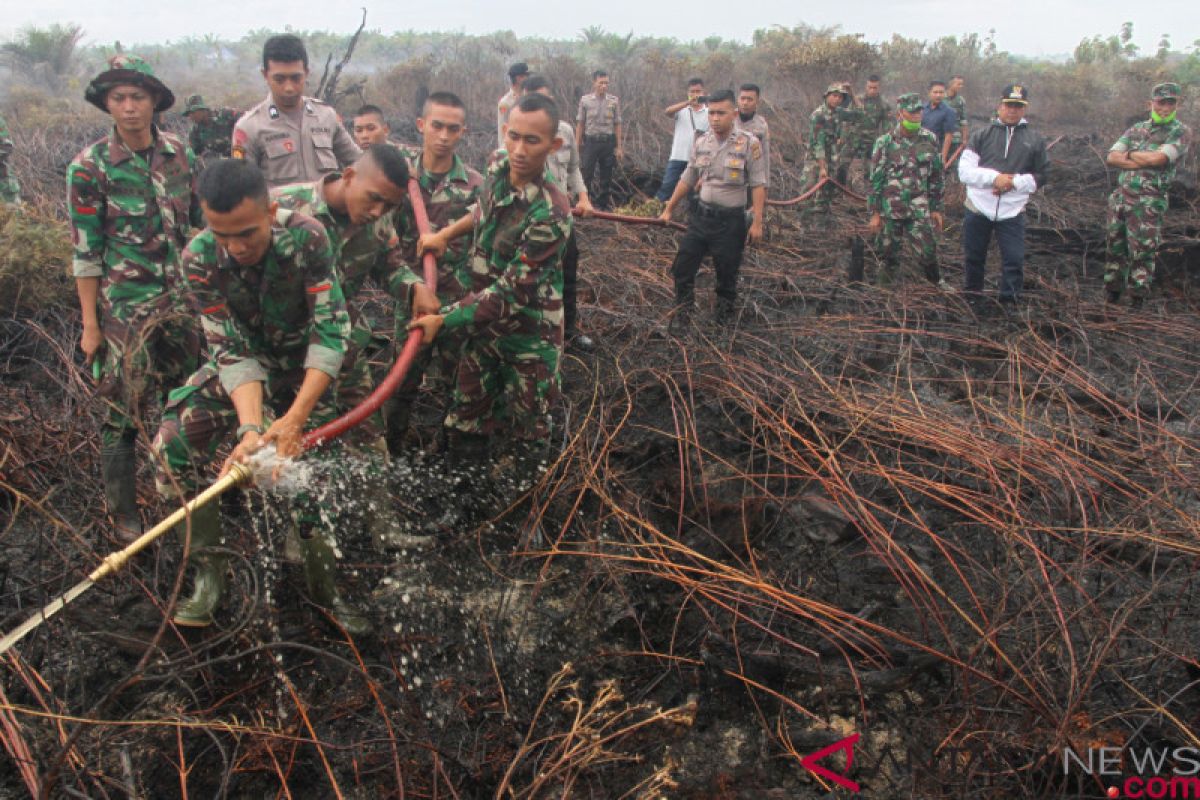 Alat berat dikerahkan BPBA Aceh atasi kebakaran gambut