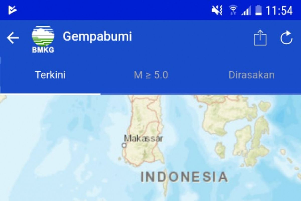 Gempa Tektonik 5,0 SR guncang Manggarai Barat