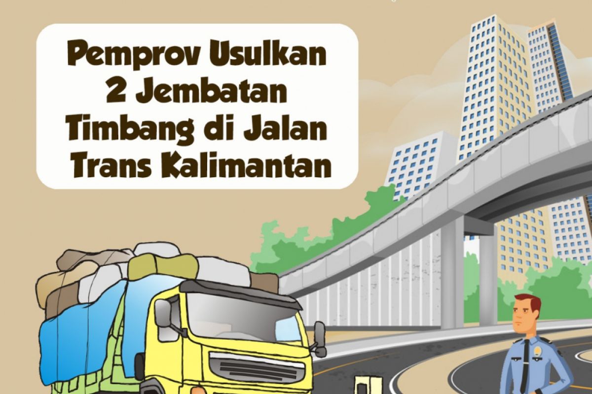 Pemprov Usulkan 2 Jembatan Timbang di Jalan Trans Kalimantan