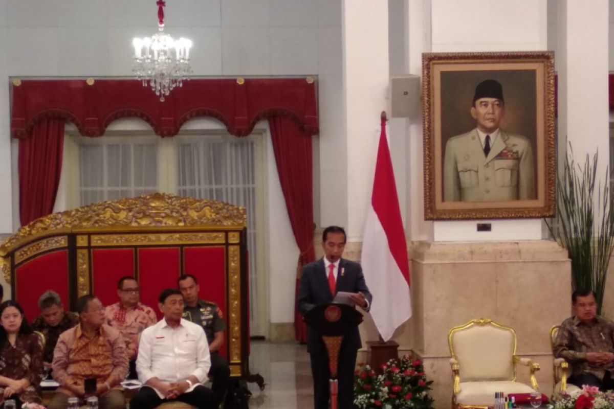 Presiden ingin edukasi mitigasi bencana ditingkatkan pada 2019