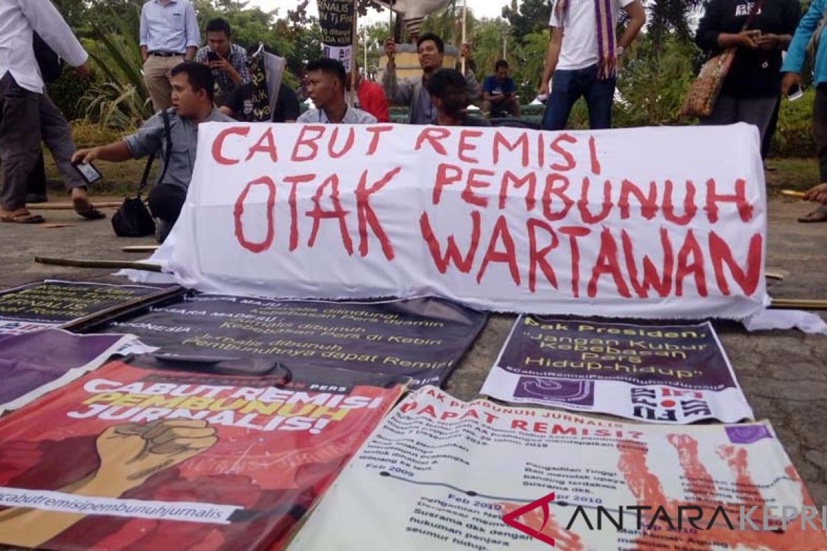 AJI Tanjungpinang protes pembunuh jurnalis dapat remisi