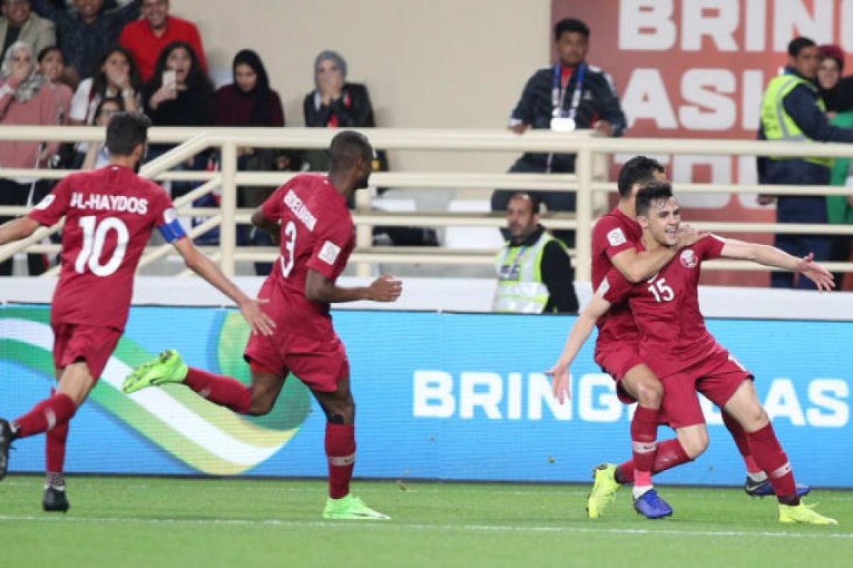 Tekuk Irak 1-0, Qatar melangkah ke perempat final Piala Asia