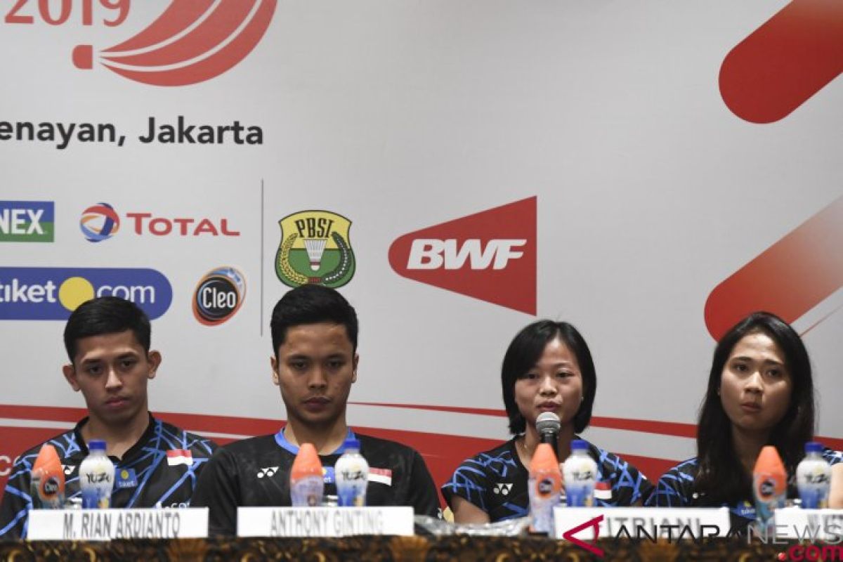 Indonesia Masters, Fitriani waspadai bola atas pemain Denmark