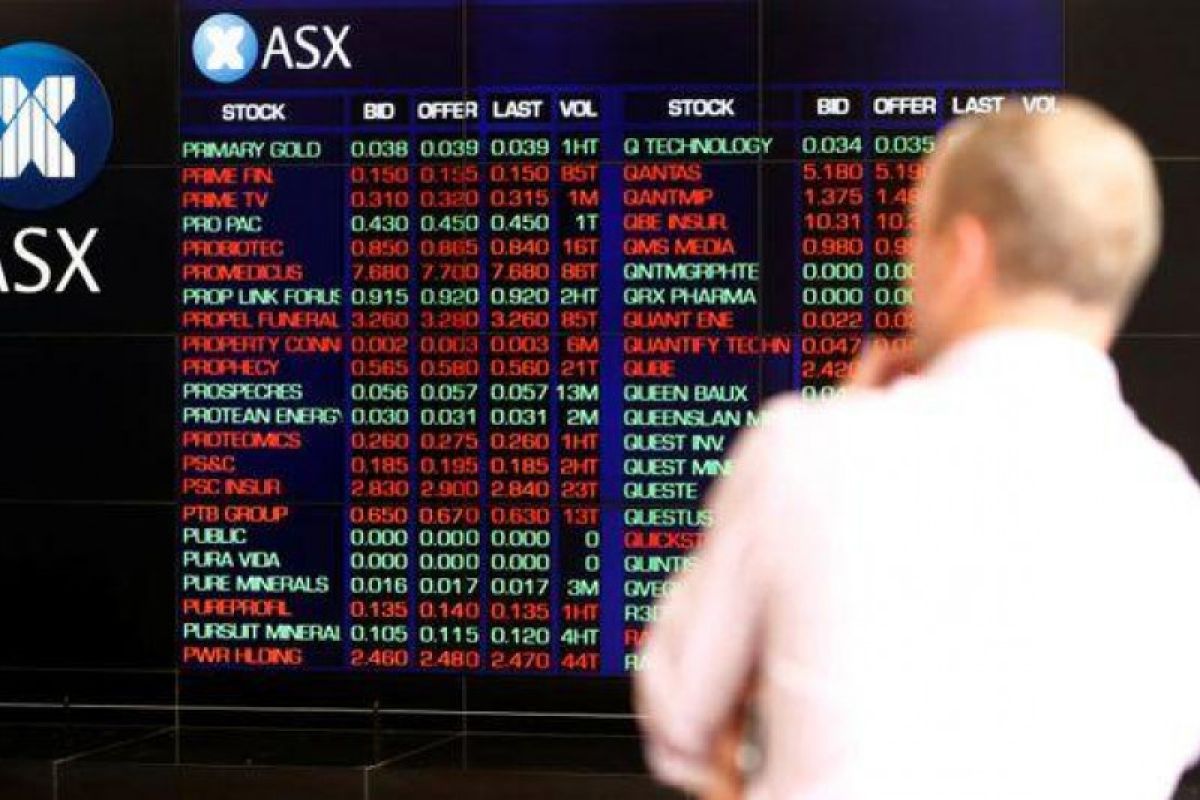 Saham Aussie dibuka melemah dengan kerugian meluas