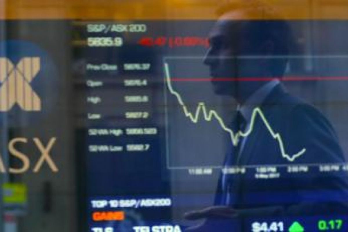 Bursa Australia melemah, Indeks ASX 200 dibuka turun 20,20 poin