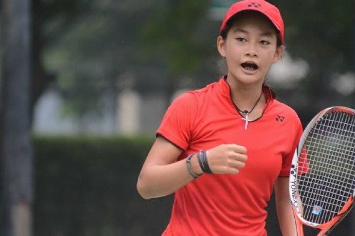 Petenis Indonesia Priska bertanding di Wimbledon