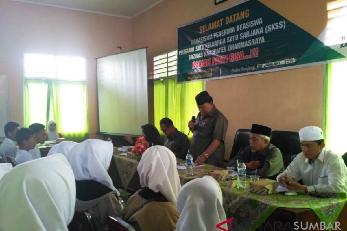 Baznas Dharmasraya evaluasi 72 penerima bantuan SKSS