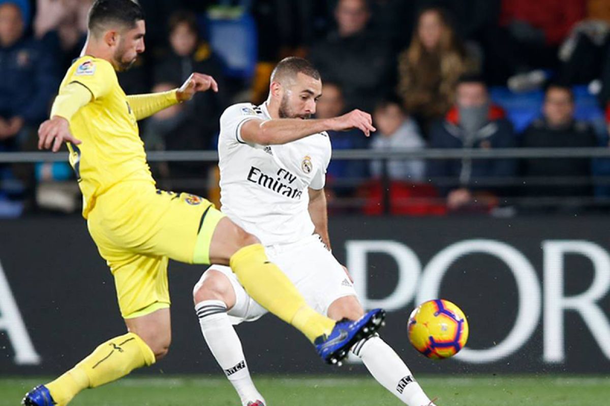 Madrid ditahan imbang Villarreal 2-2