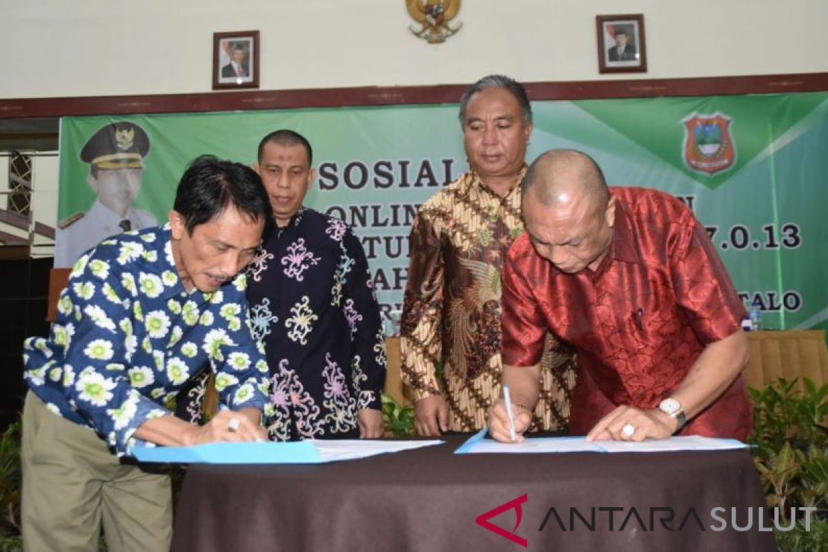 BSG Penandatanganan RKUD dengan Kabupaten Gorontalo