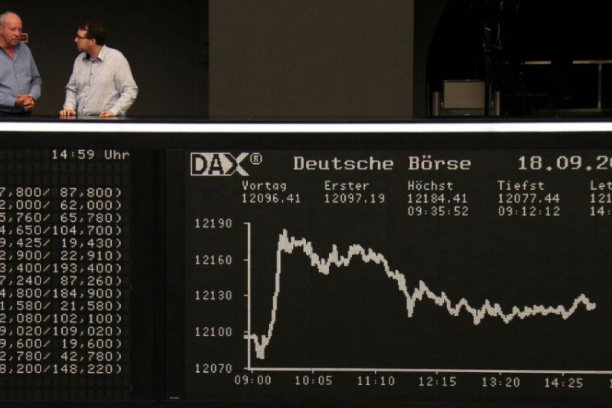 Bursa Jerman merosot, Indeks DAX 30 ditutup turun 71,48 poin