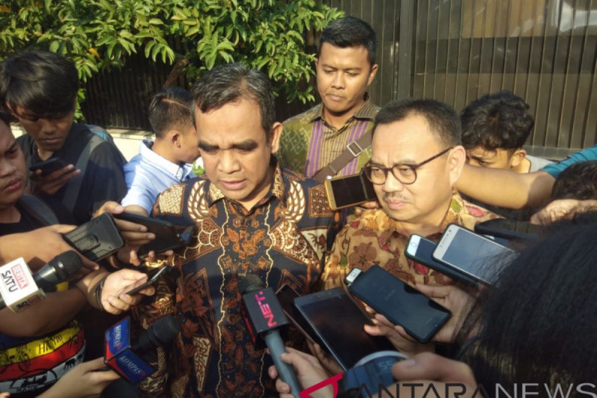 Gerindra: Kader koalisi Jokowi-Ma'ruf diam-diam dukung Prabowo-Sandi