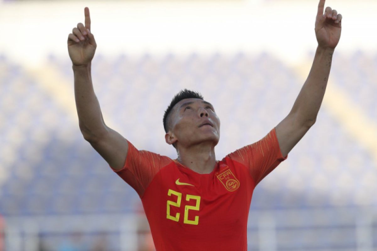 Sempat tertinggal, China menang 2-1 atas Kirgistan